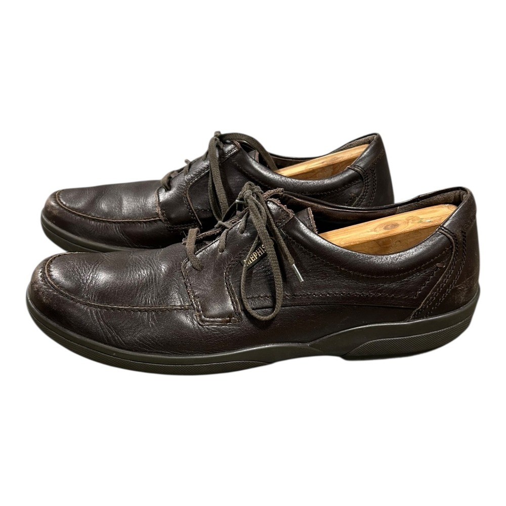 Mephisto Mens Brown Leather Lace Up Oxfords Walking Shoes US 12 EUR 11.5